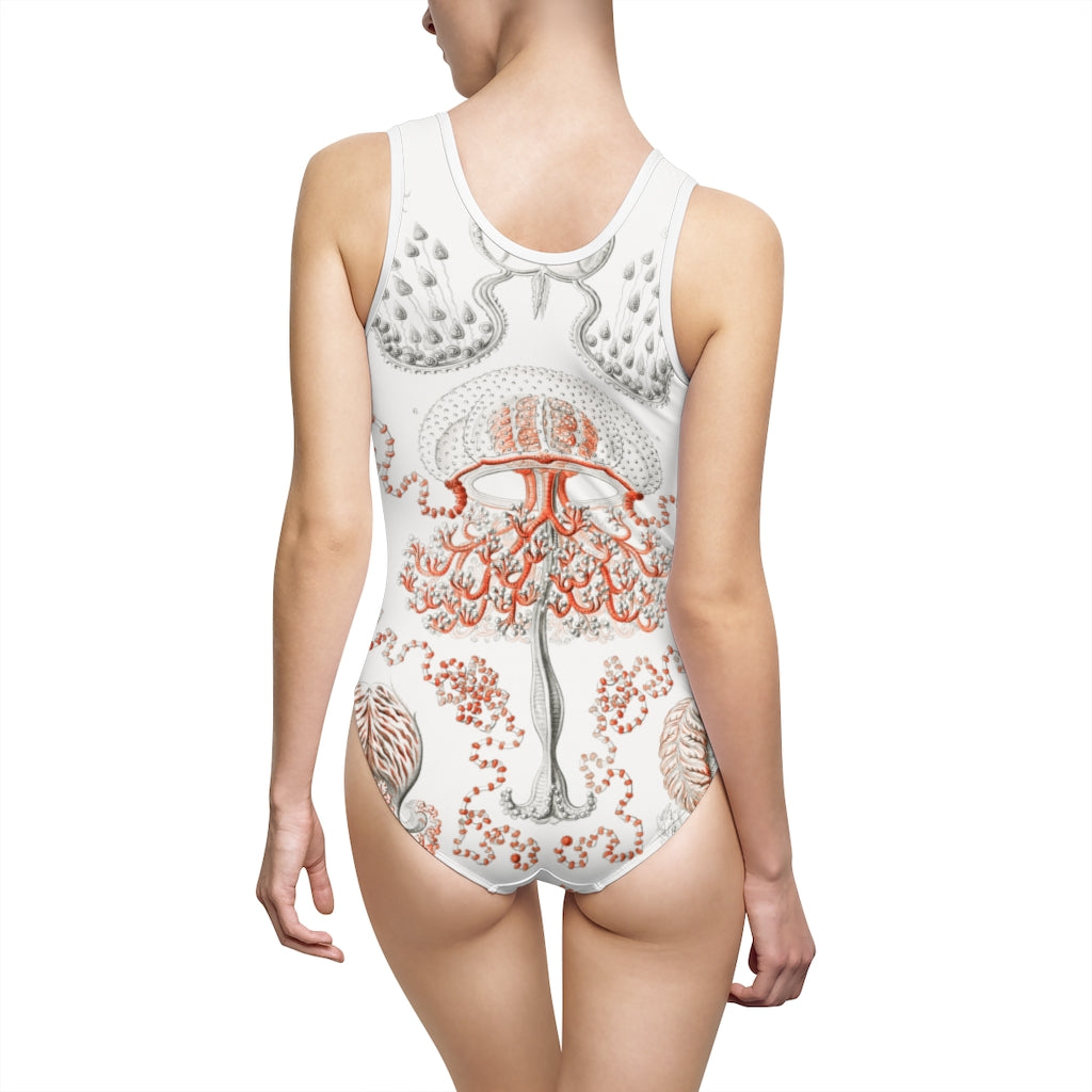 Jellyfish Botanical #1 One-Piece Swimsuit