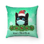 "EW- PEOPLE" Spun Polyester Square Pillow