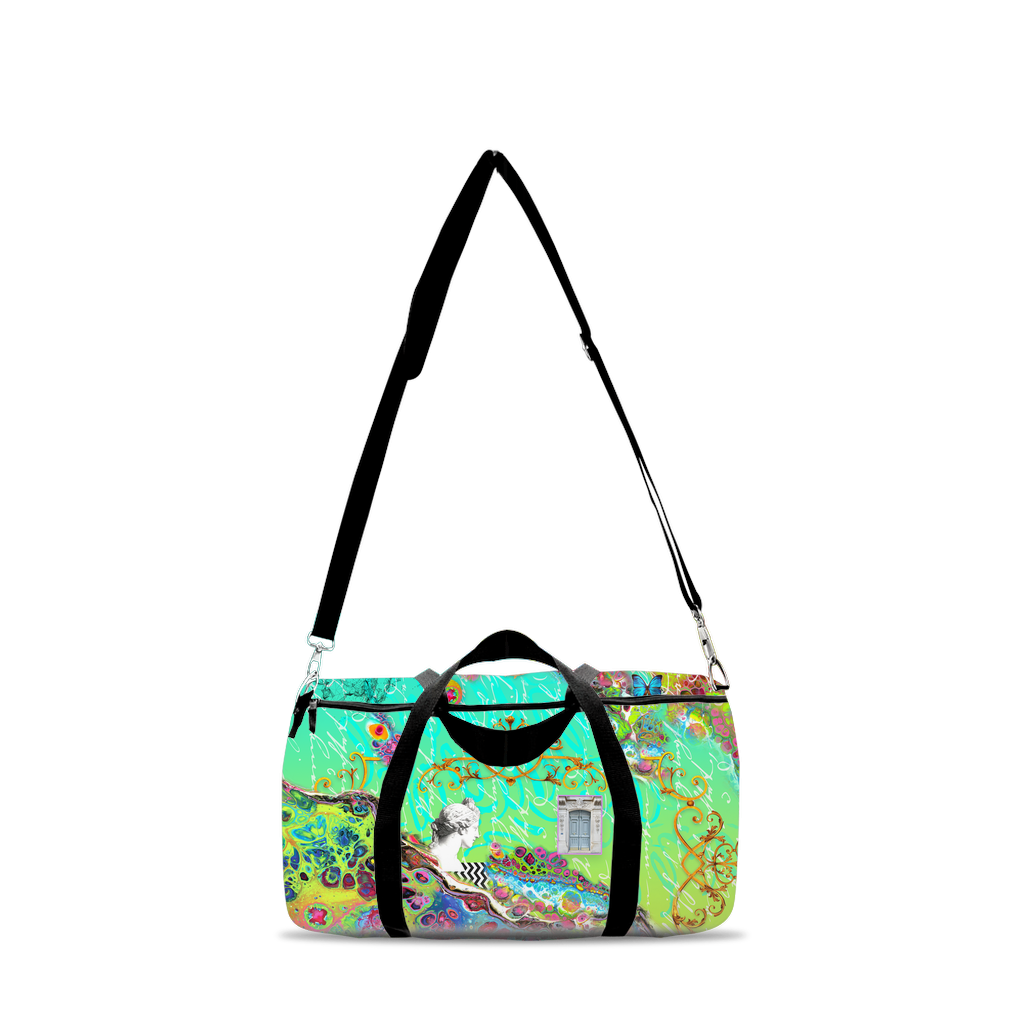 Wild Blue Chinoise Duffle