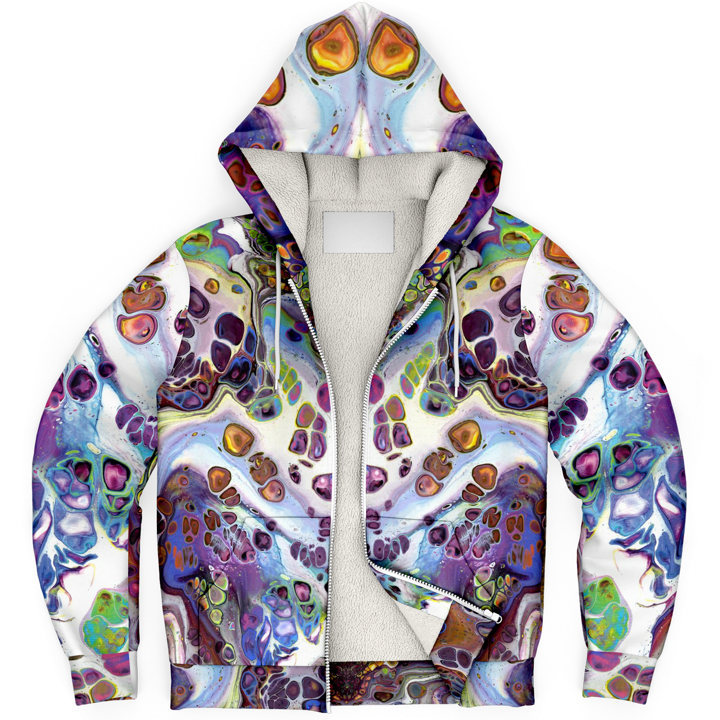 Marshmellow Melt Gemini Zip Hoodie