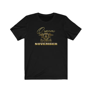 Queens are Born in November (Crowned Heart) Unisex Tee