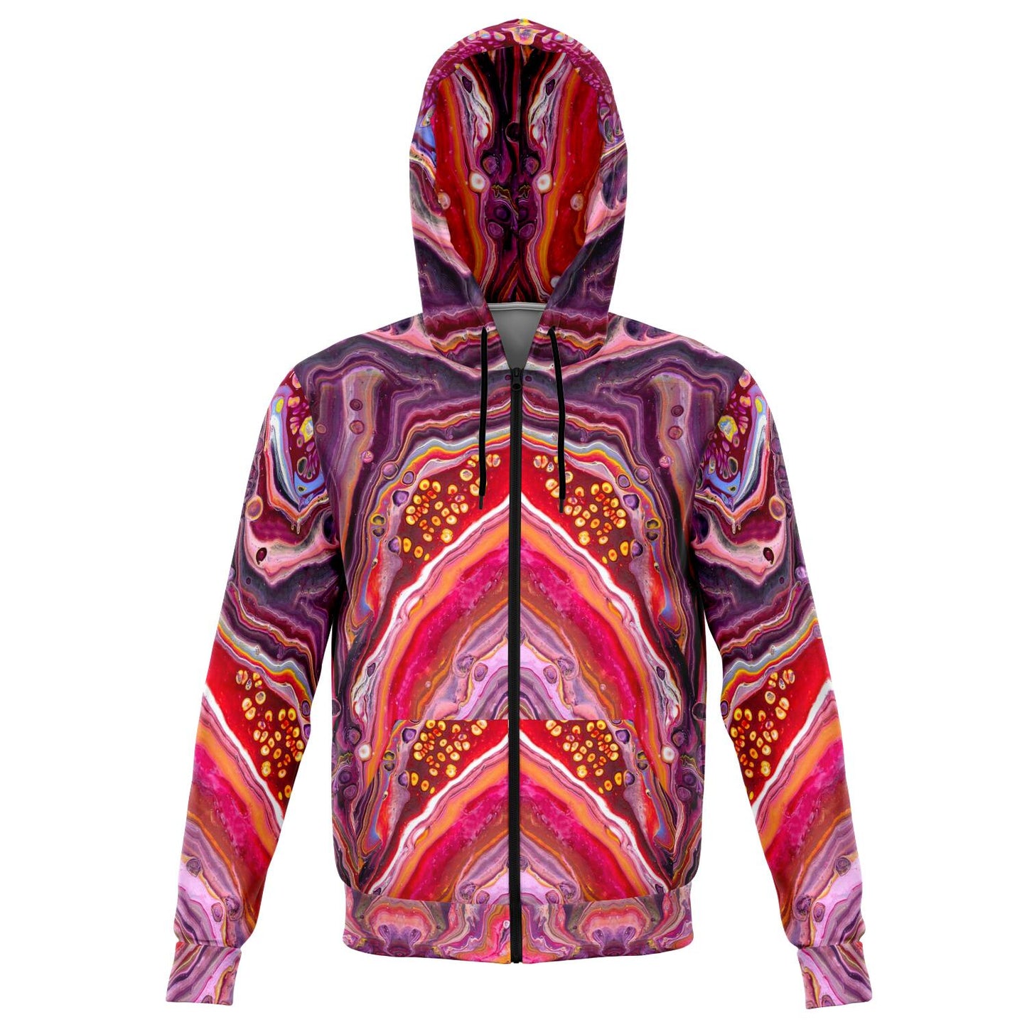 Crimson River Fashion Fleece-Lined Hoodie