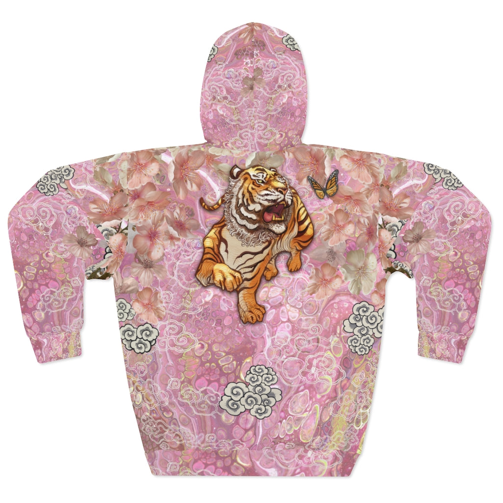 Crouching Tiger  Unisex Pullover Hoodie