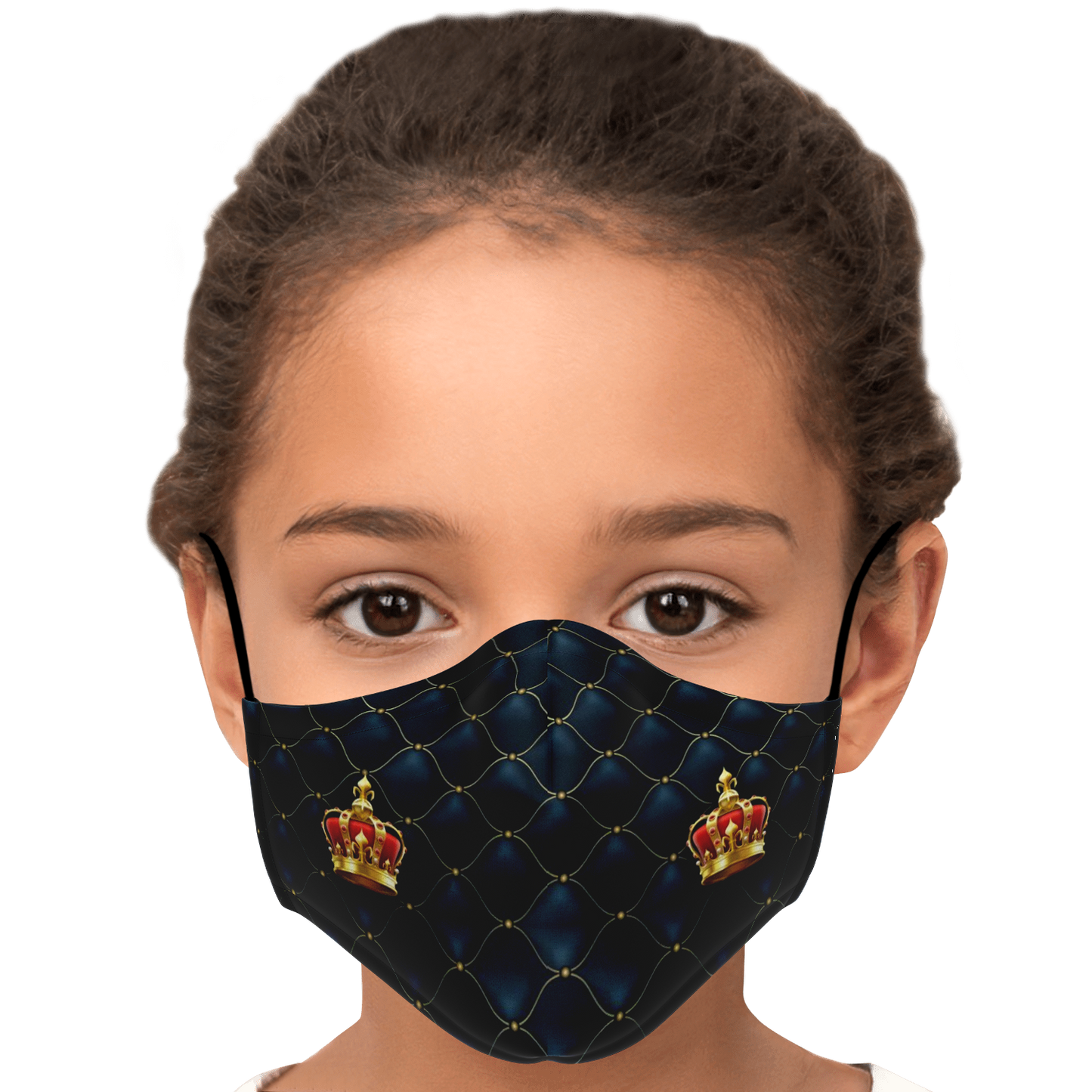 Royal Blue Quilted Face Mask