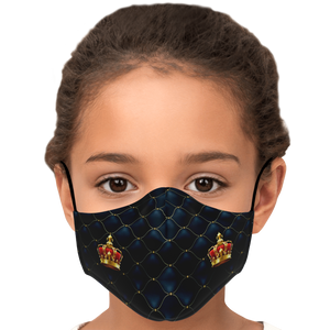 Royal Blue Quilted Face Mask