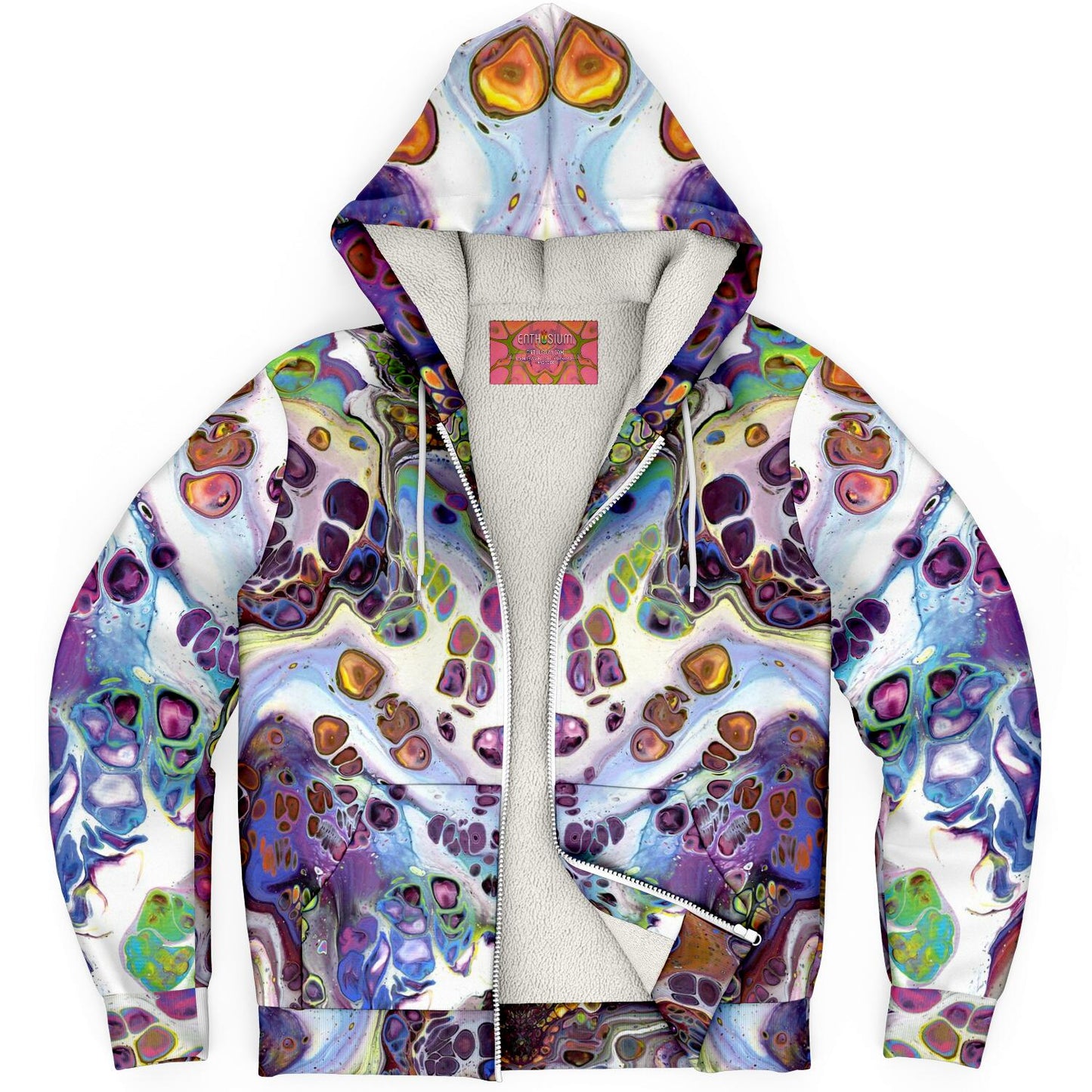 Marshmellow Melt Taurus Zip Hoodie