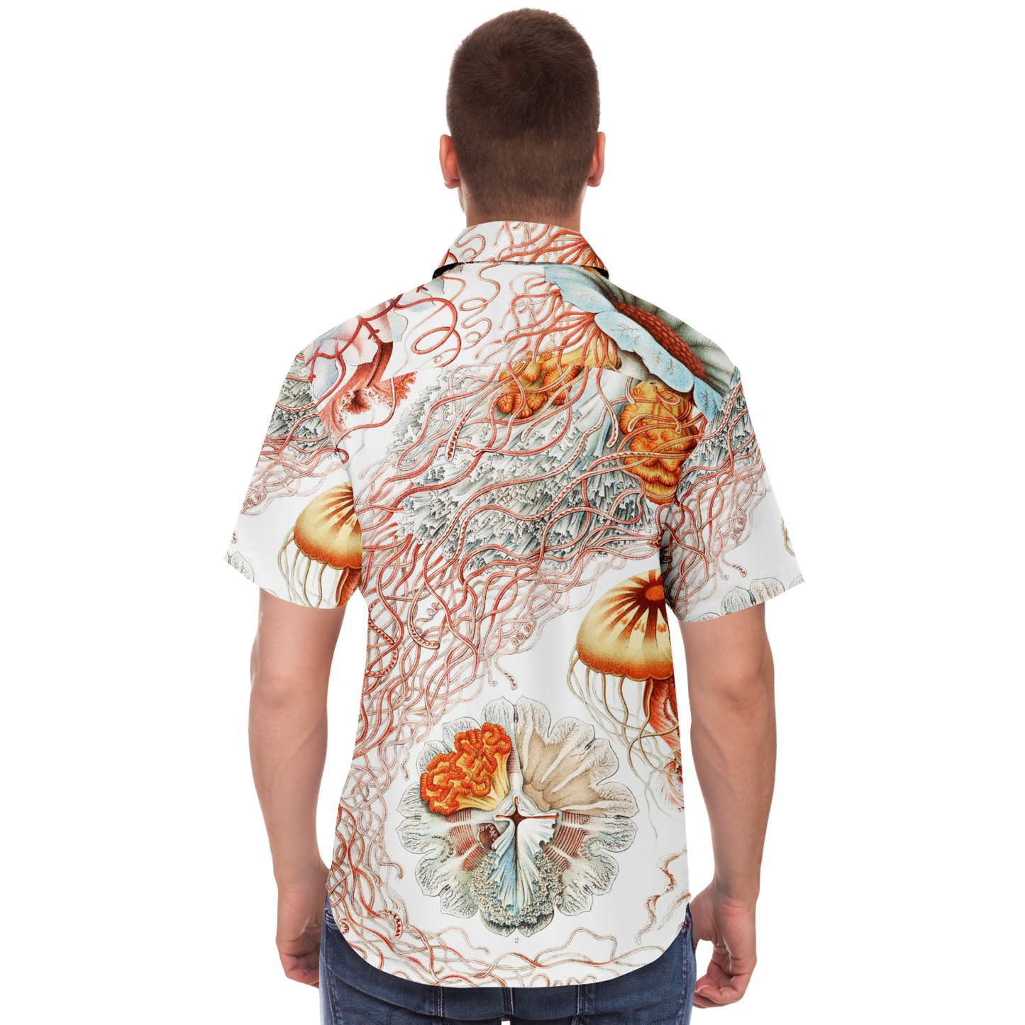 Men's Jellyfish Button-Down Shirt