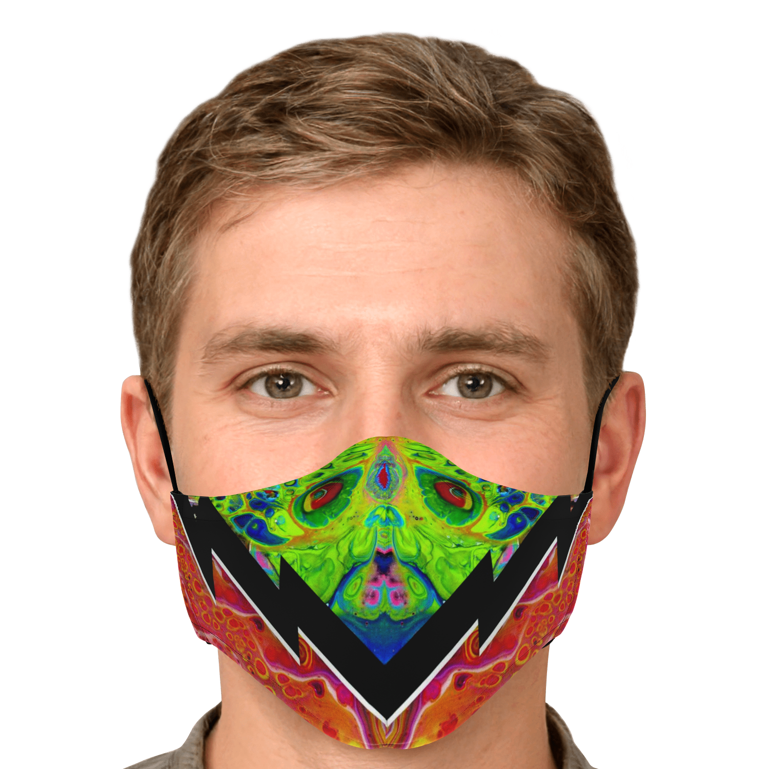 Cosmic Garden Bolt Face Masks