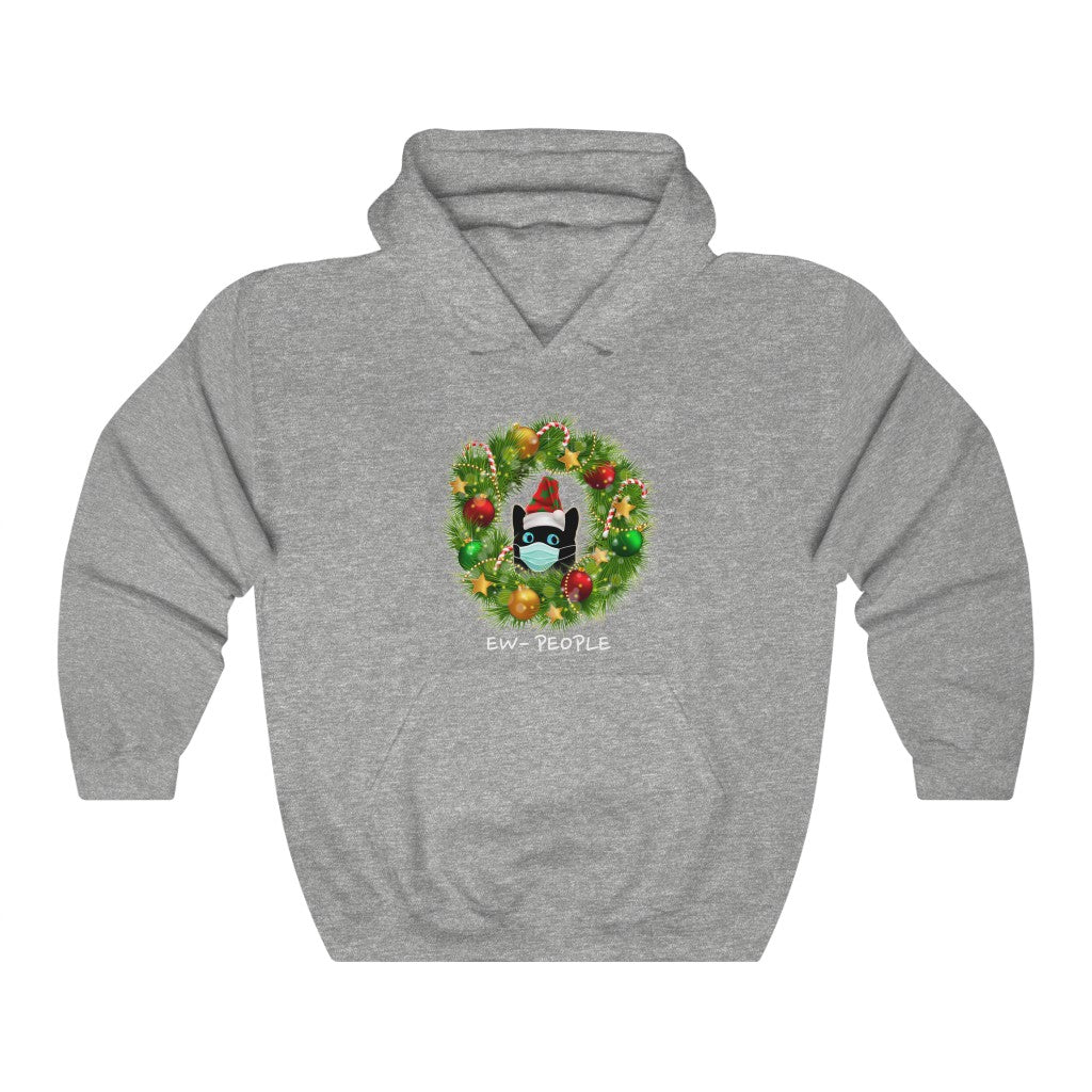 Funny Christmas Hoodie, "EW PEOPLE" Unisex Heavy Blend™ Hooded Sweatshirt