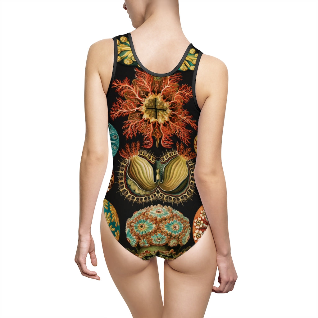 Sea Life Botanical One-Piece Swimsuit