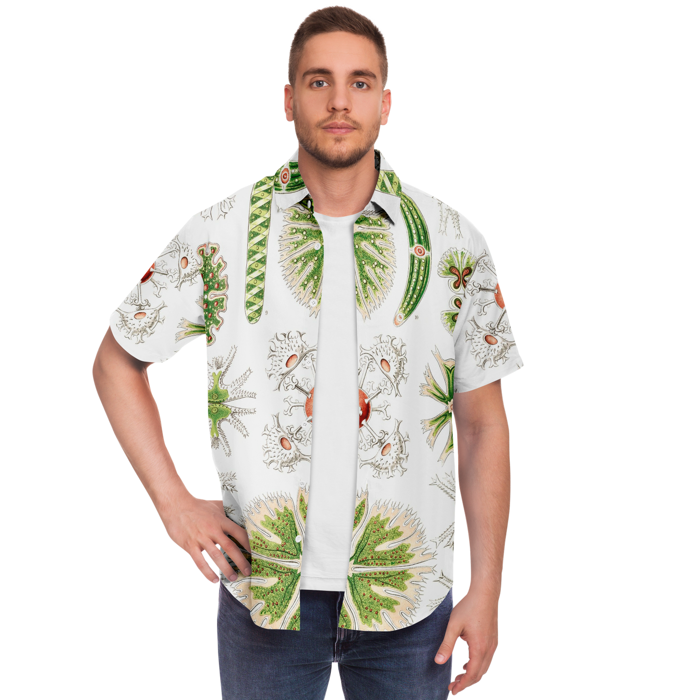 Men's Desmideia Botanical Button-Down Shirt