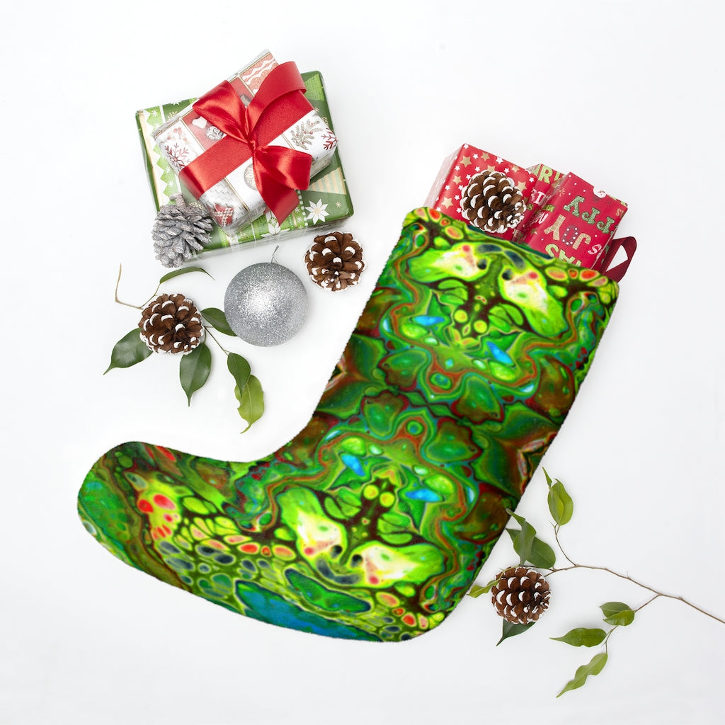 Green Psycho Christmas Stockings