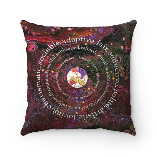 Around Libra Spun Polyester Square Pillow