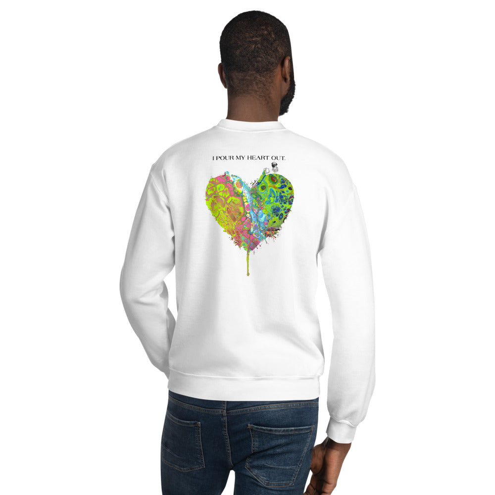 Pug Pour Your Heart Out Unisex Sweatshirt