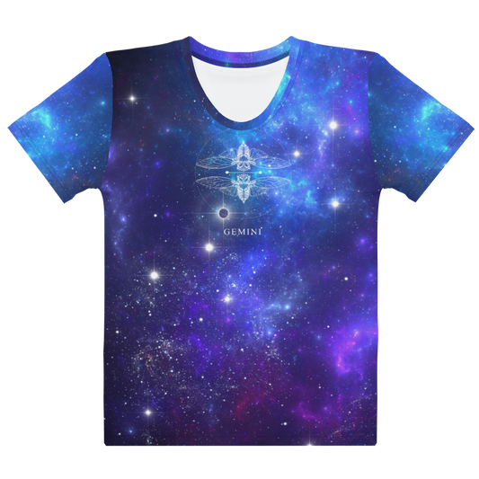 Women's Gemini Starry Sky AOP T-shirt