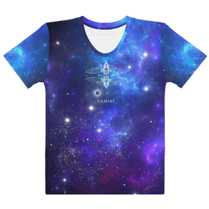 Women's Gemini Starry Sky AOP T-shirt