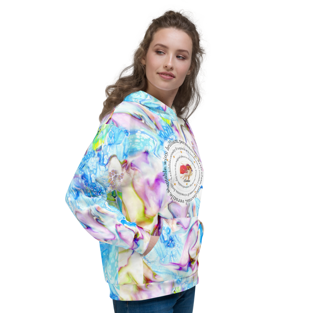 Rainbow Melt Gemini Unisex Hoodie