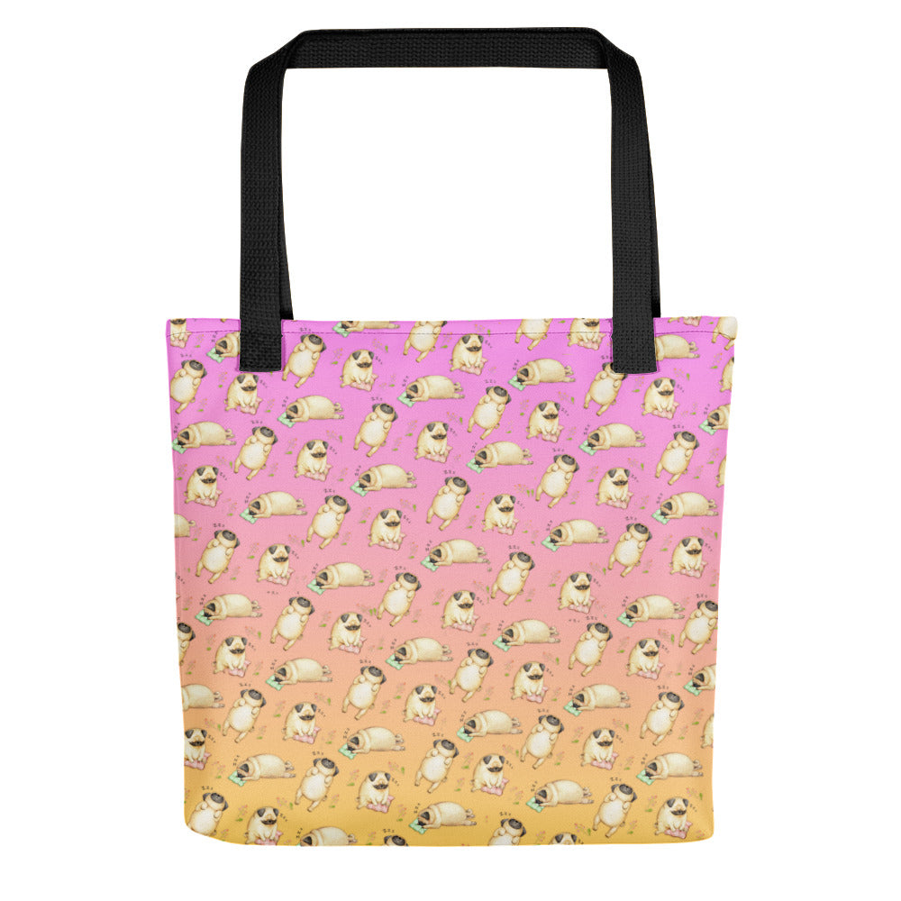 Sleeping Pugs Tote bag