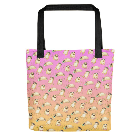 Sleeping Pugs Tote bag