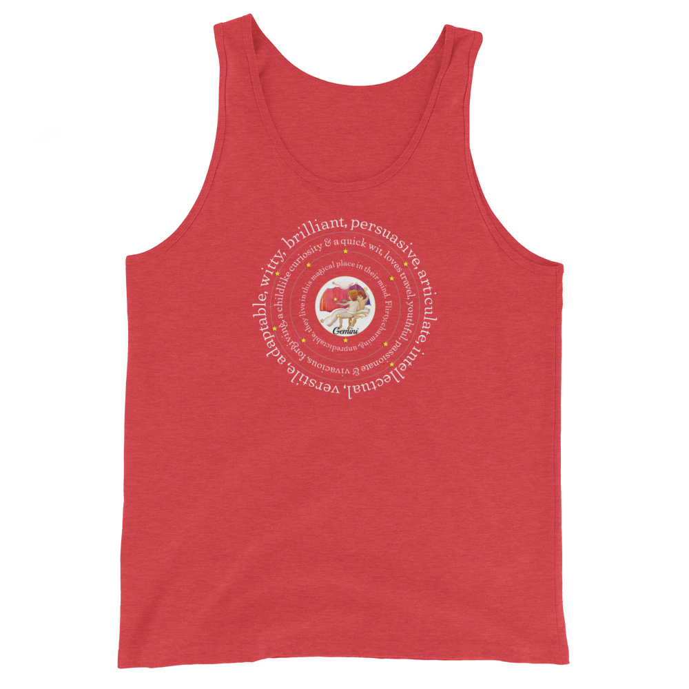 Around Gemini Unisex Tank Top