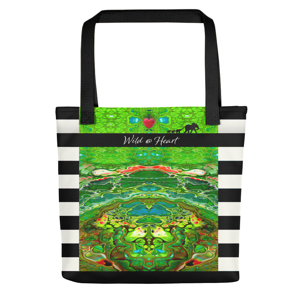 Seafoam Psychout "Wild@Heart" Tote Bag