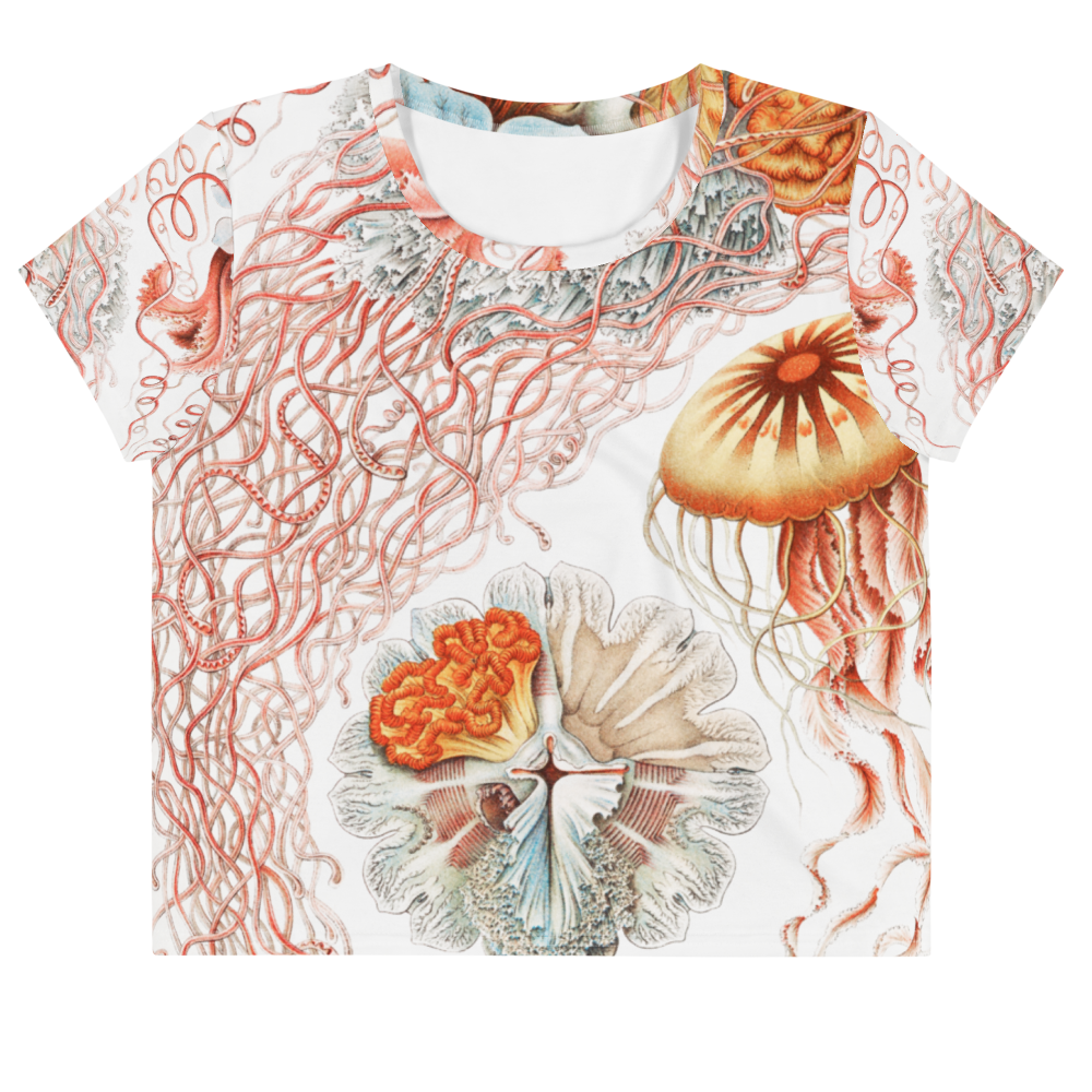 Jellyfish Botanical Crop Tee