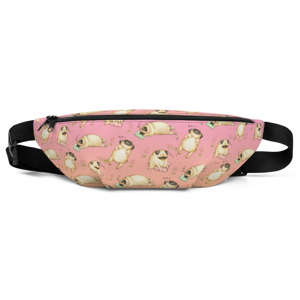 Sleeping Pugs Fanny Pack