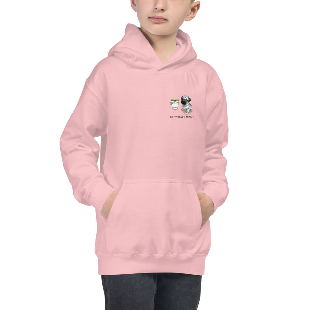 Creative Pug Kids Hoodie