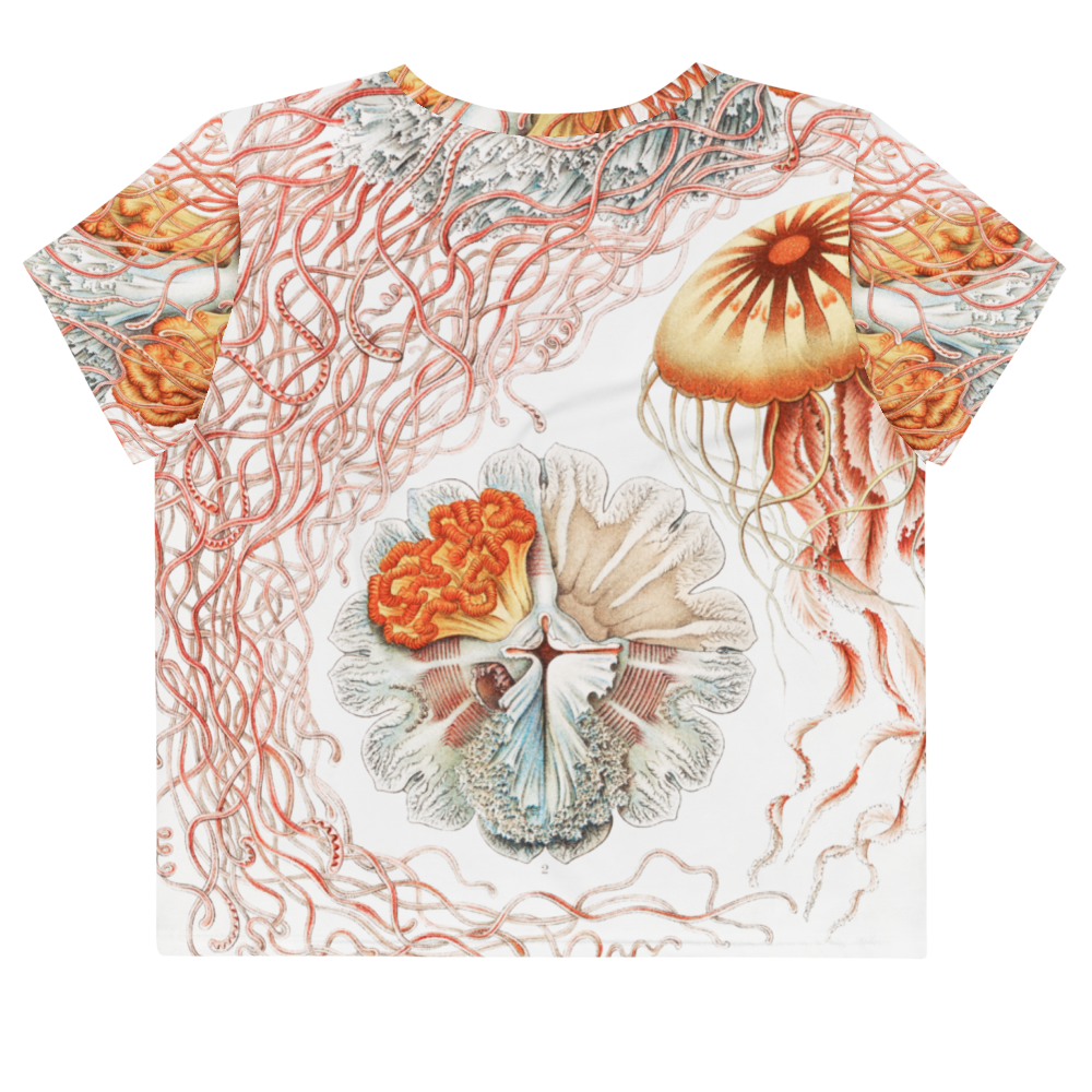 Jellyfish Botanical Crop Tee