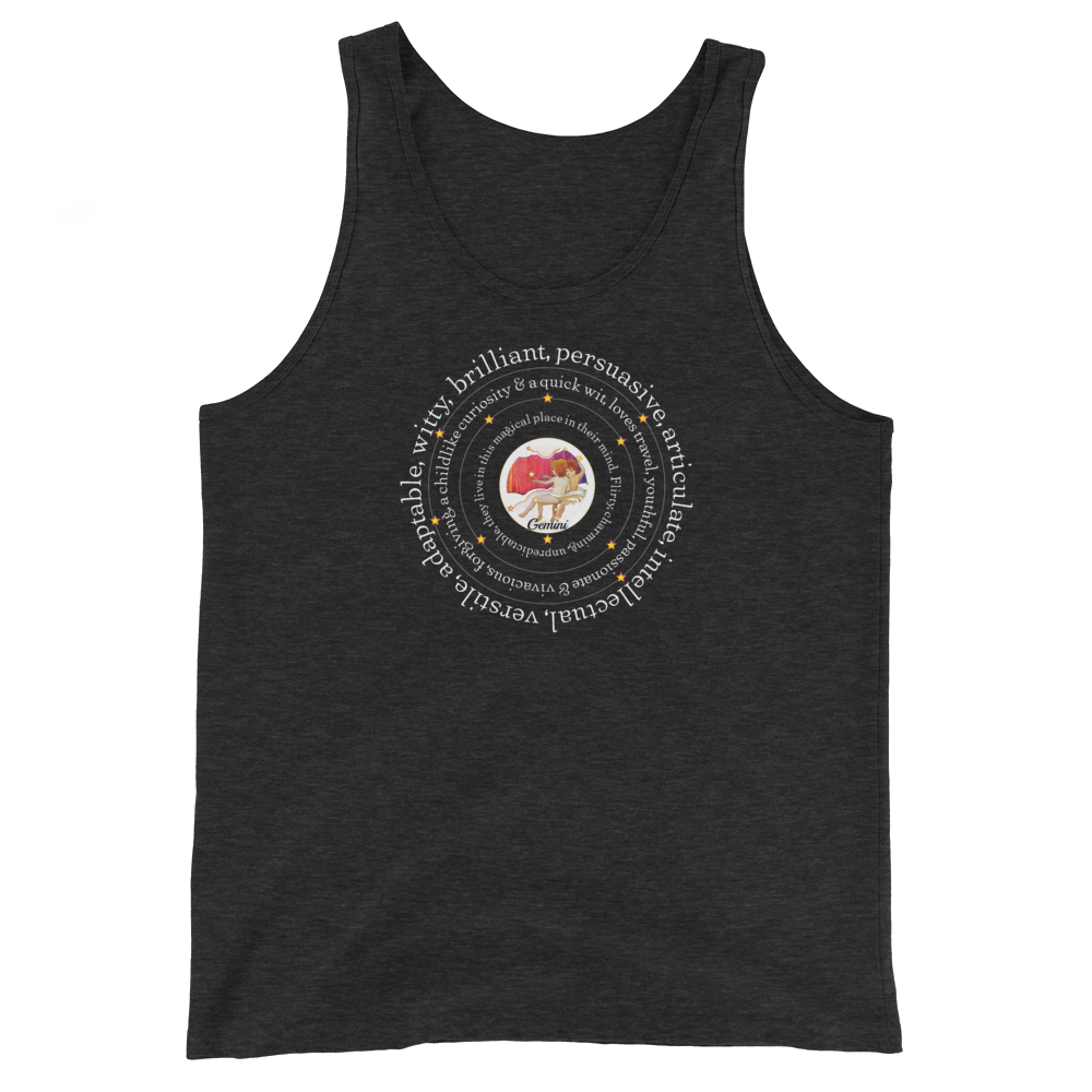 Around Gemini Unisex Tank Top