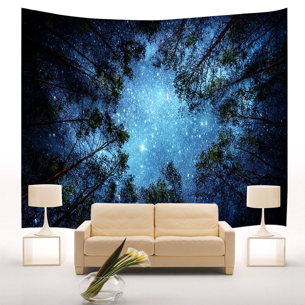 Forest Starry Sky Tapestry