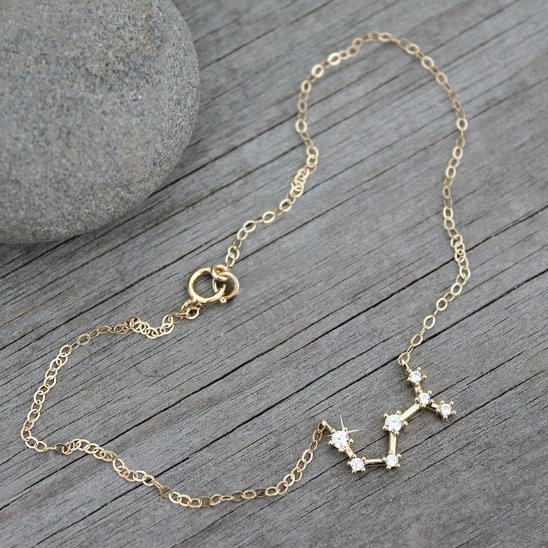 Zodiac Constellation Ankle Bracelets