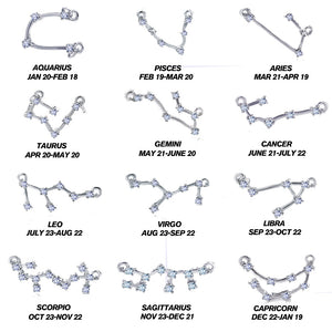 Zodiac Constellation Ankle Bracelets