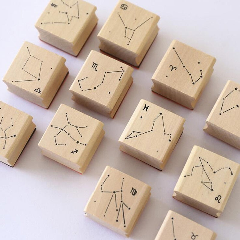 Zodiac Rubber Stamps