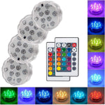 LED Remote Controlled RGB Submersible Battery Operated Lights