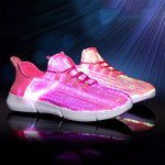 LED Fiber Optic Rechargeable Unisex Shoes