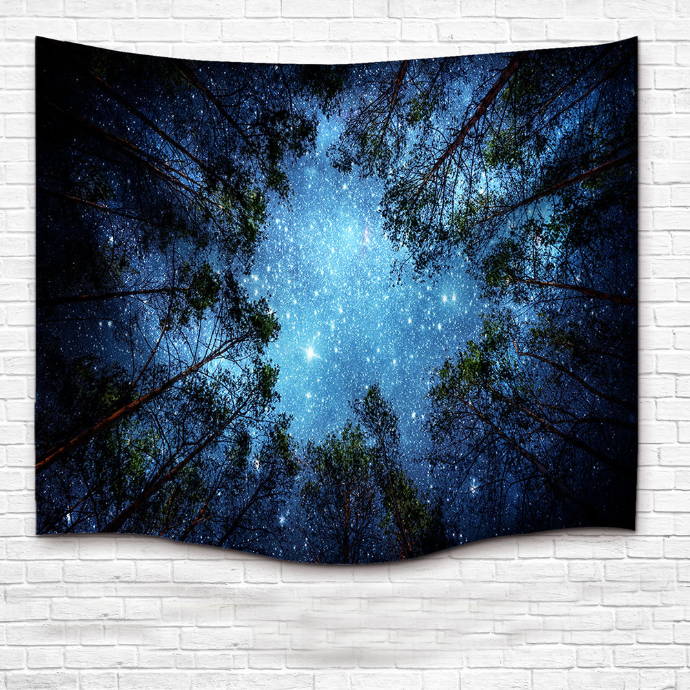 Forest Starry Sky Tapestry