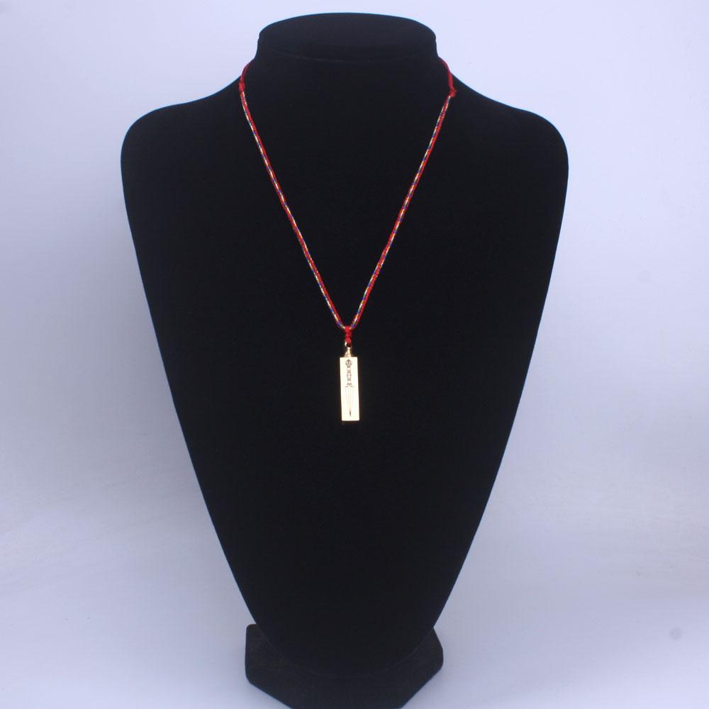 Tibetan Prayer Box Pendant Necklace