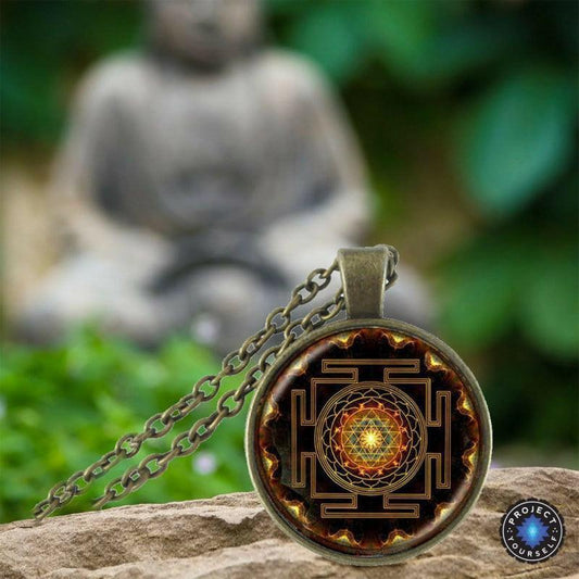 Sacred Sri Yantra Necklace + Pendant